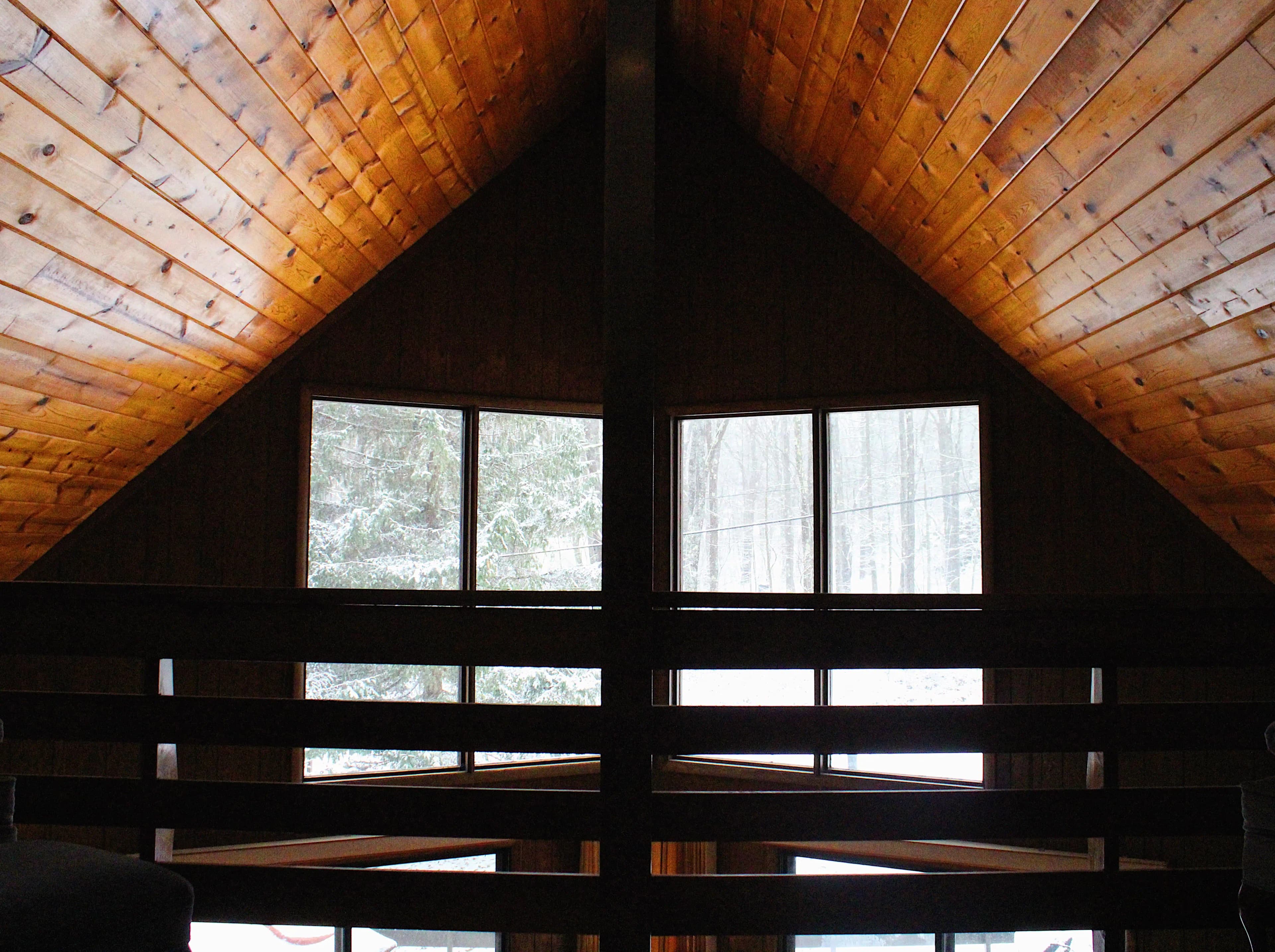 the windows in the main house